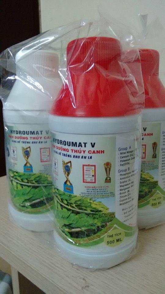 2 cặp hydroumat v dung dịch thủy canh cho rau ăn lá