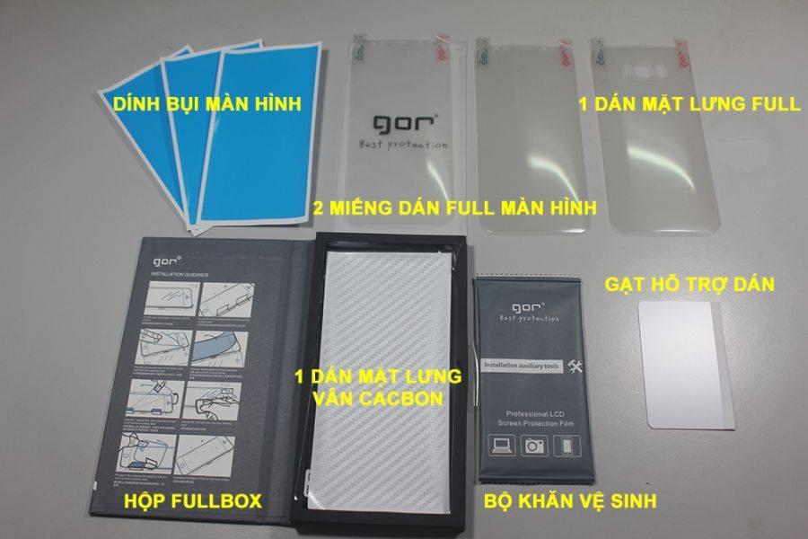 Miếng dán Full màn hình hiệu Gor cho Samsung Galaxy Note 8