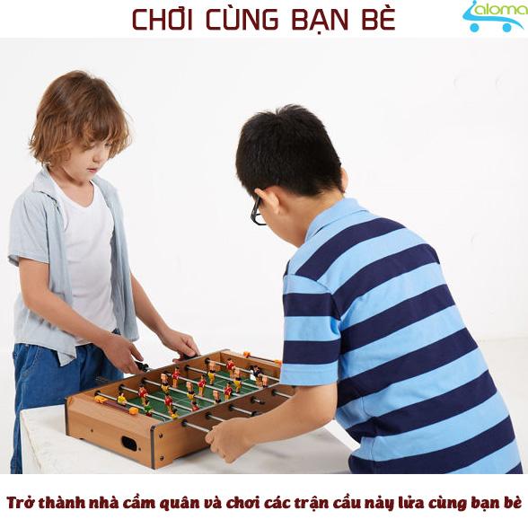 Đồ chơi bàn bi lắc bóng đá Table Top Football TTF-50 bằng gỗ cỡ lớn- Kích thước 5010cm