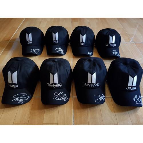 Nón mũ BTS – in chữ Jungkook tặng 1 móc khóa in hình Jungkook •	Nón BTS