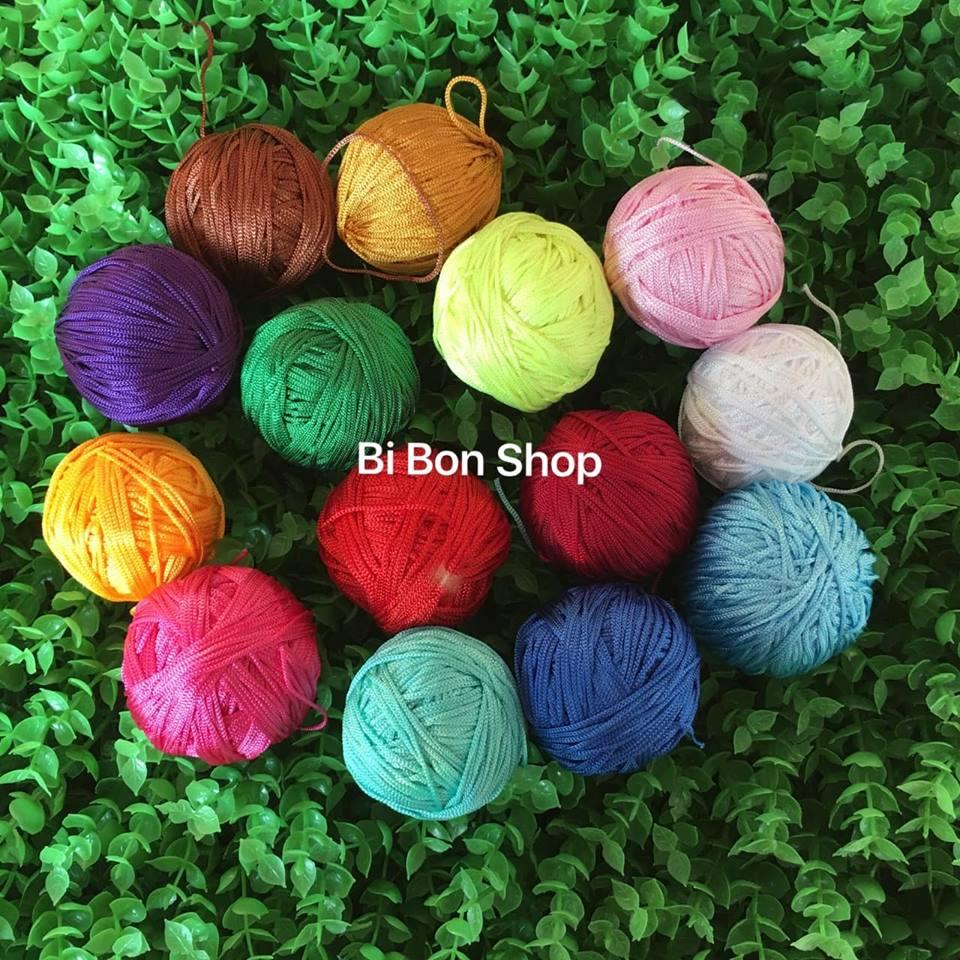 COMBO 3 CUỘN DÂY DÙ LÀM VÒNG ( ĐEN + ĐỎ+.. )