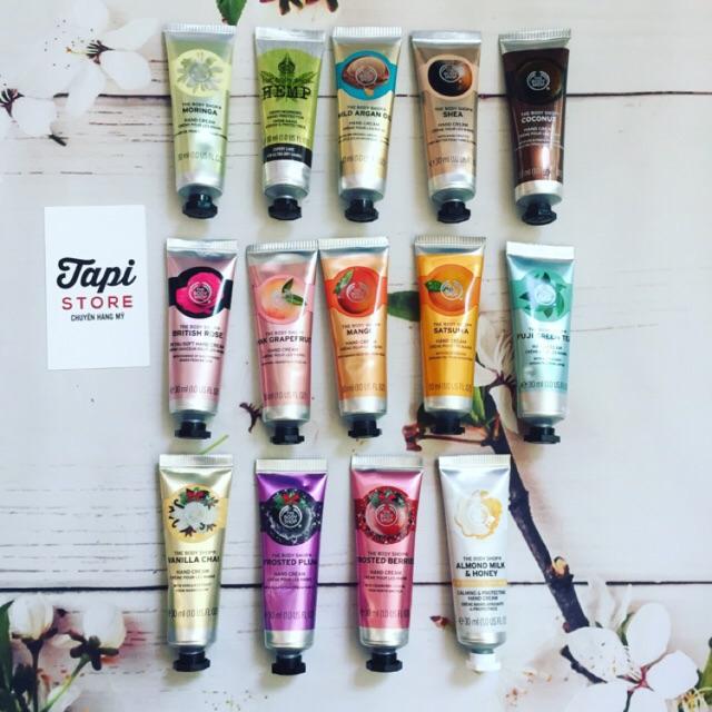 Kem dưỡng da tay The Body Shop Hand Cream-Vanilla Chai