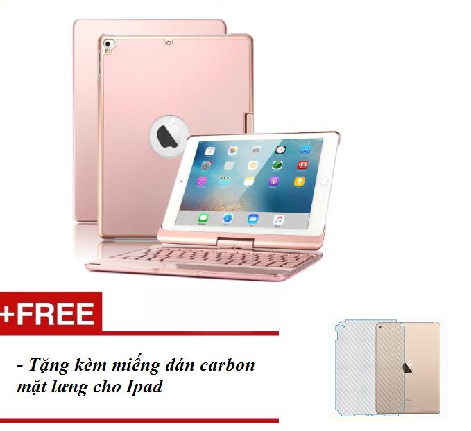 [HCM]Bàn phím Bluetooth F180 cho iPad iPad Air iPad Air 2 iPad Pro 9.7 New iPad 2017 - Tặng kèm miếng dán carbon mặt lưng cho iPad PKCB-BANPHIM