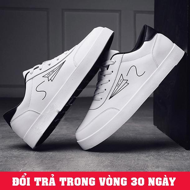 Giày Sneaker Nam Trắng Cao Cấp (Giá Siêu Sốc) - KINGSHOES (KS05)