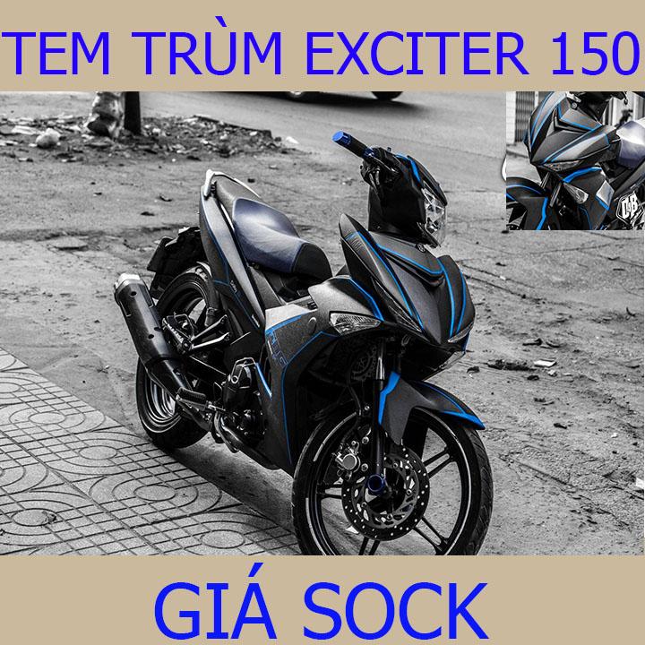 Tem trùm xe exciter 150