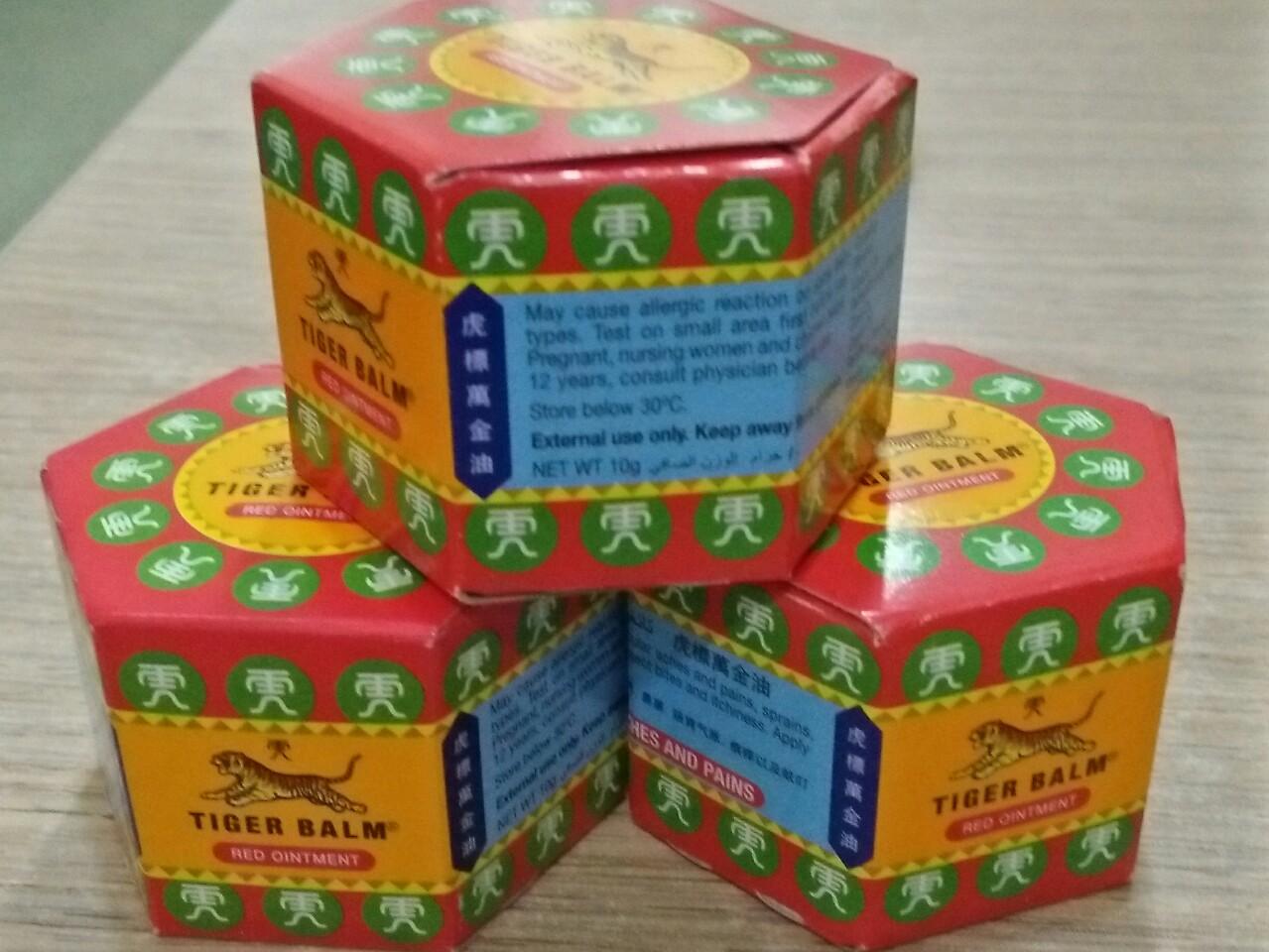 Combo 6 dầu cù là tiger balm red 10gr