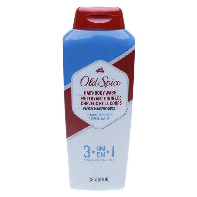 Sữa tắm gội Old Spice High Endurance 532ml - USA