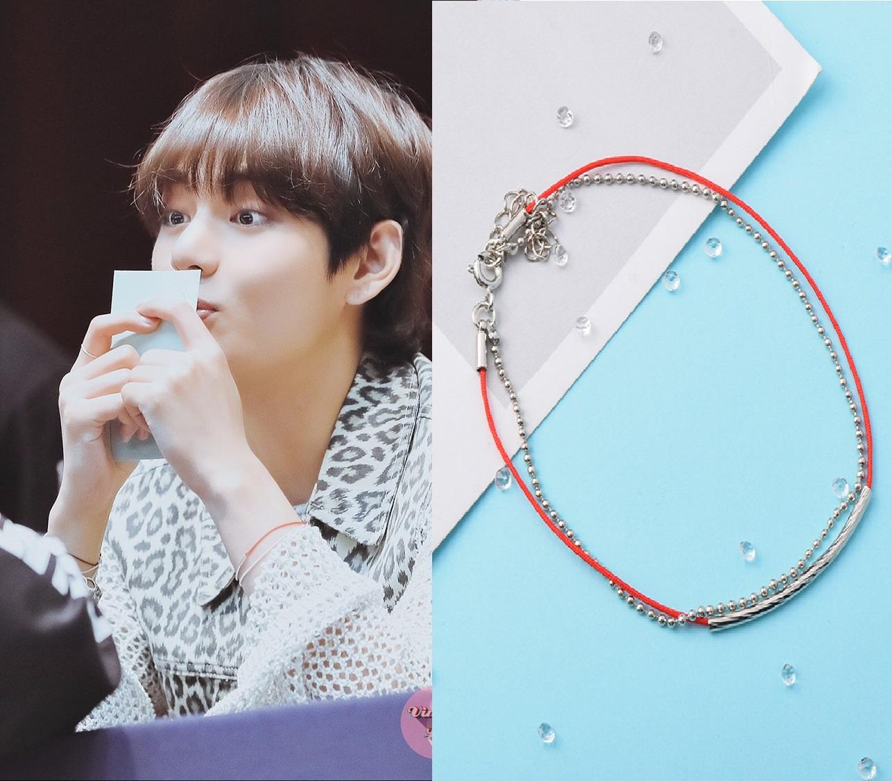 Vòng tay chỉ đỏ may mắn V BTS