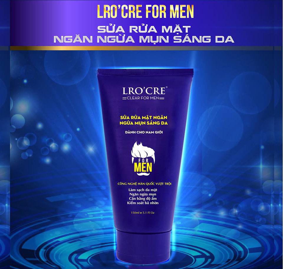 SỮA RỬA MẶT NAM LRO'CRE