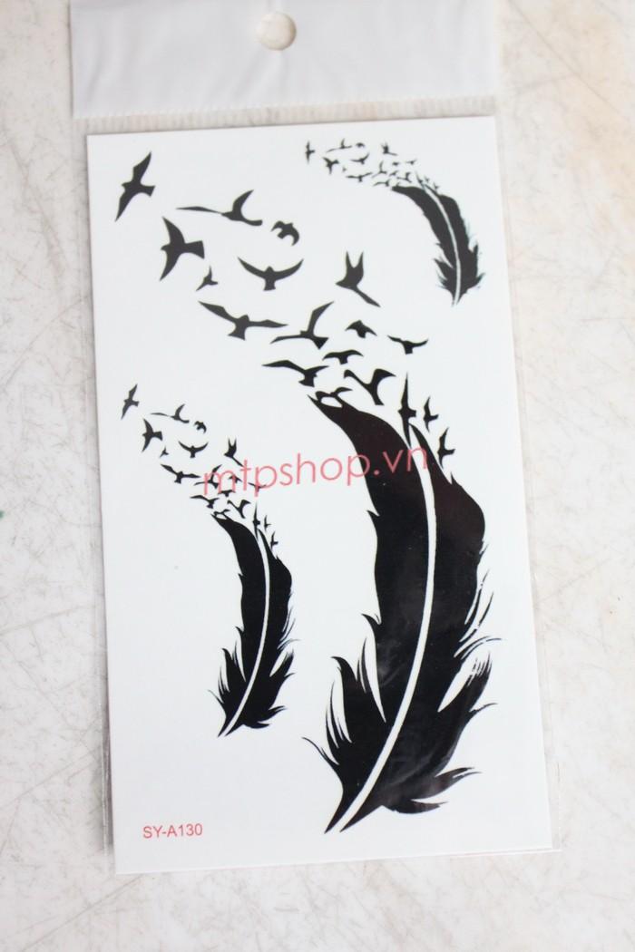 [HCM]COMBO 7 TẤM HÌNH XĂM CÁNH SY-A130- mua 1 tặng 1 mini tattoo