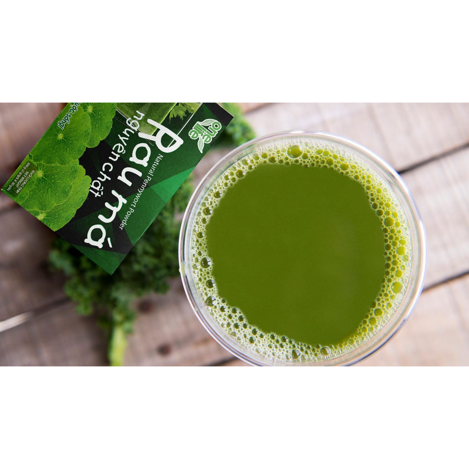Bột rau má huế nguyên chất onelife – hộp 50 gói