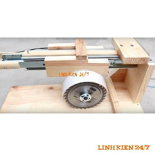 Combo chế cưa trượt 12v từ động cơ 775