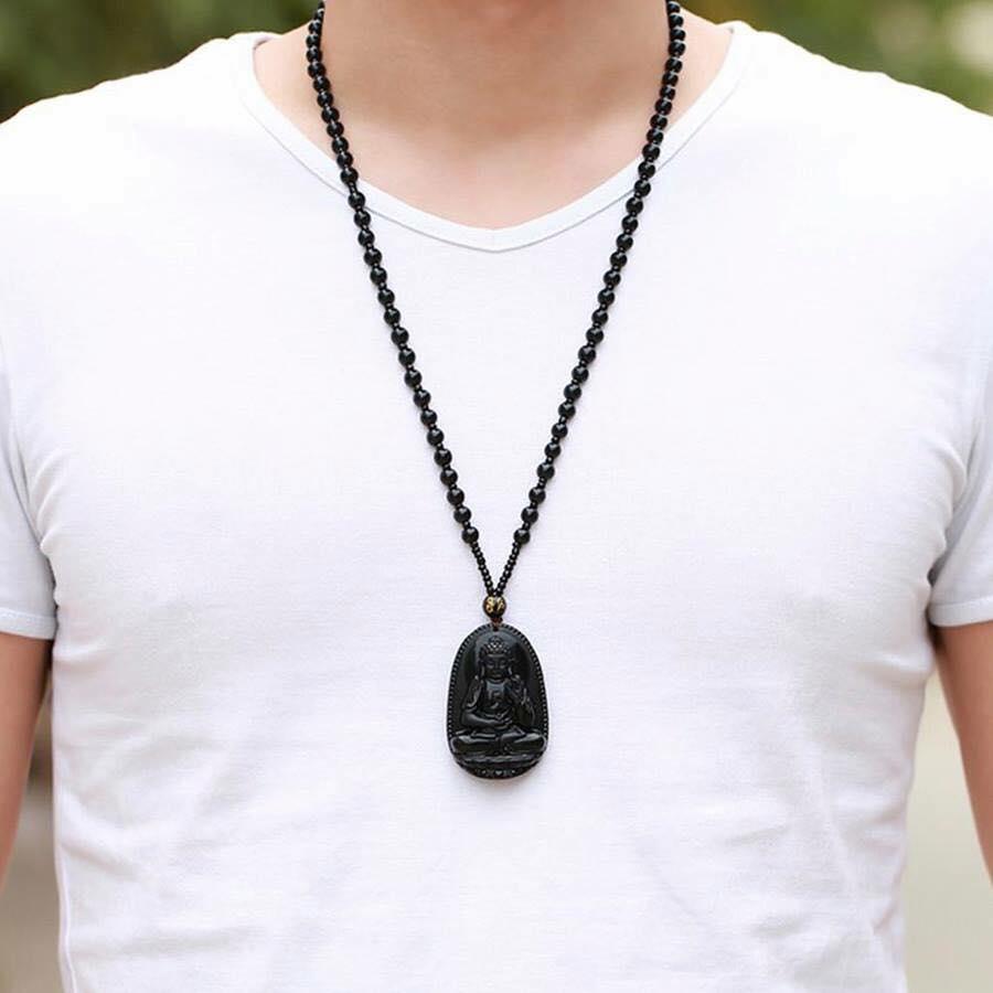 Dây Chuyền Mặt Phật A Di Đà May Mắn