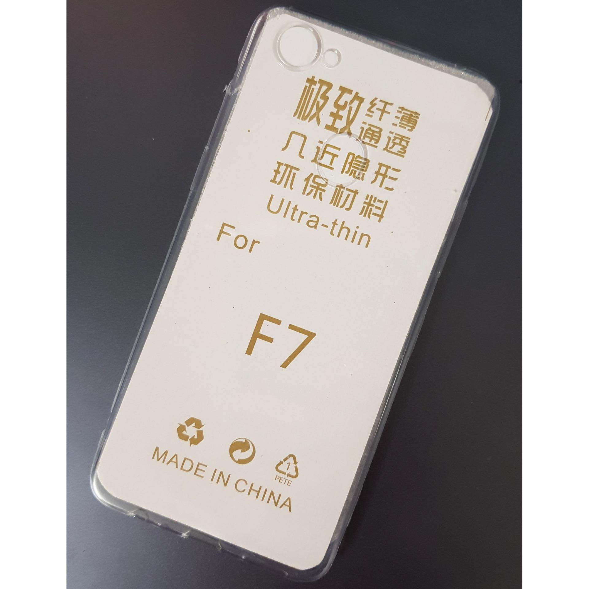 Ốp lưng oppo f7 dẻo silicon mỏng trong suốt