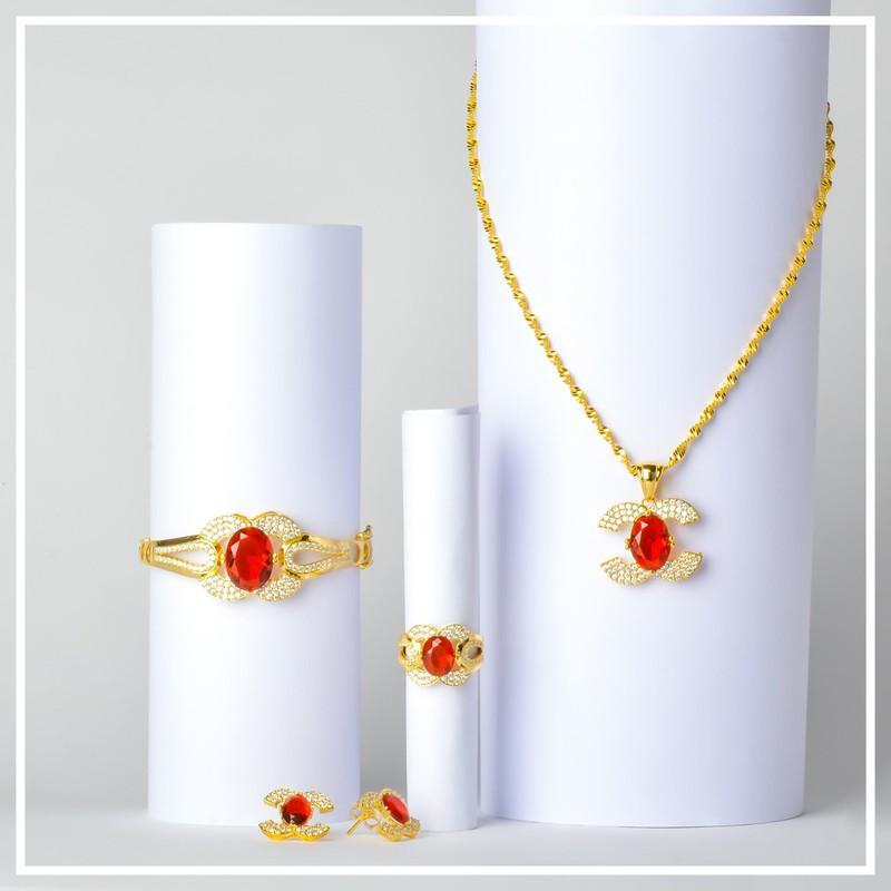 Bộ Trang Sức Đính Đá Sang trọng 2018 - 48