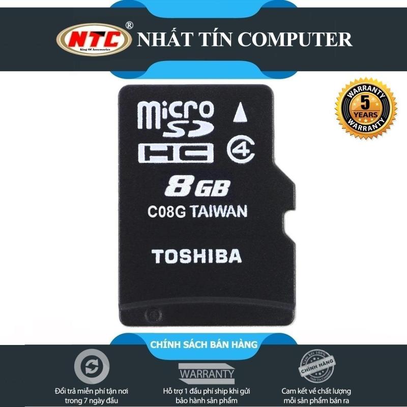Thẻ nhớ microSDHC Toshiba M102 8GB Class 4 (Đen)