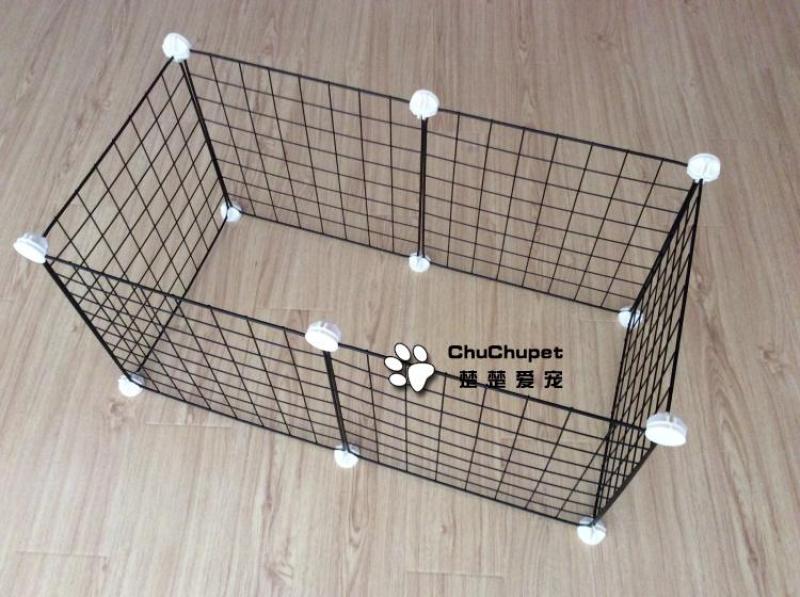 CHUỒNG NUÔI CHÓ MÈO LẮP GHÉP THÔNG MINH COMBO 6 MIẾNG LƯỚI SẮT 35*35CM