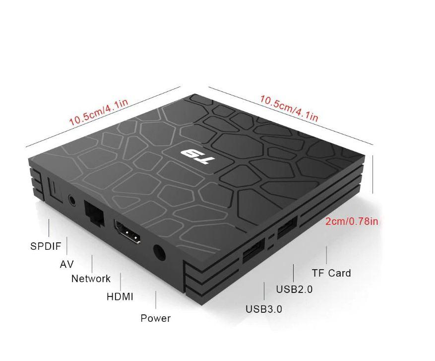 Tv box enybox t9 - tặng tai nghe bluetooth - ram 4gb rom 32gb chip rk3328/ android 8.1