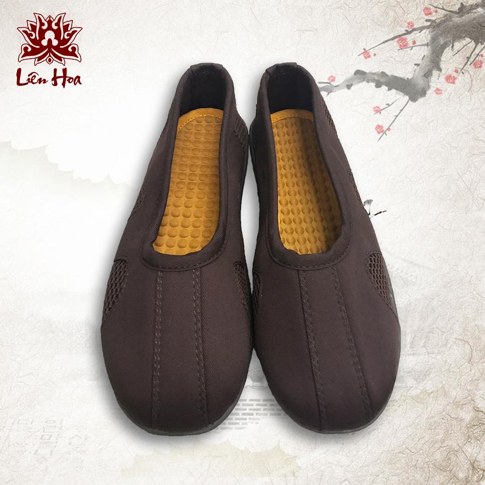 Giày Cư sĩ Lưới_Giày Phật Giáo Liên Hoa_Giày Tăng_Giày Ni_Giày Phật Tử_Giày Đi Chùa