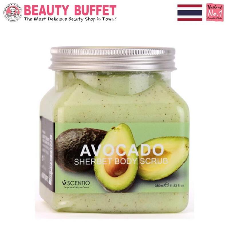 Tẩy tế bào chết toàn thân dưỡng ẩm chiết xuất quả bơ Scentio Avocado 350ml