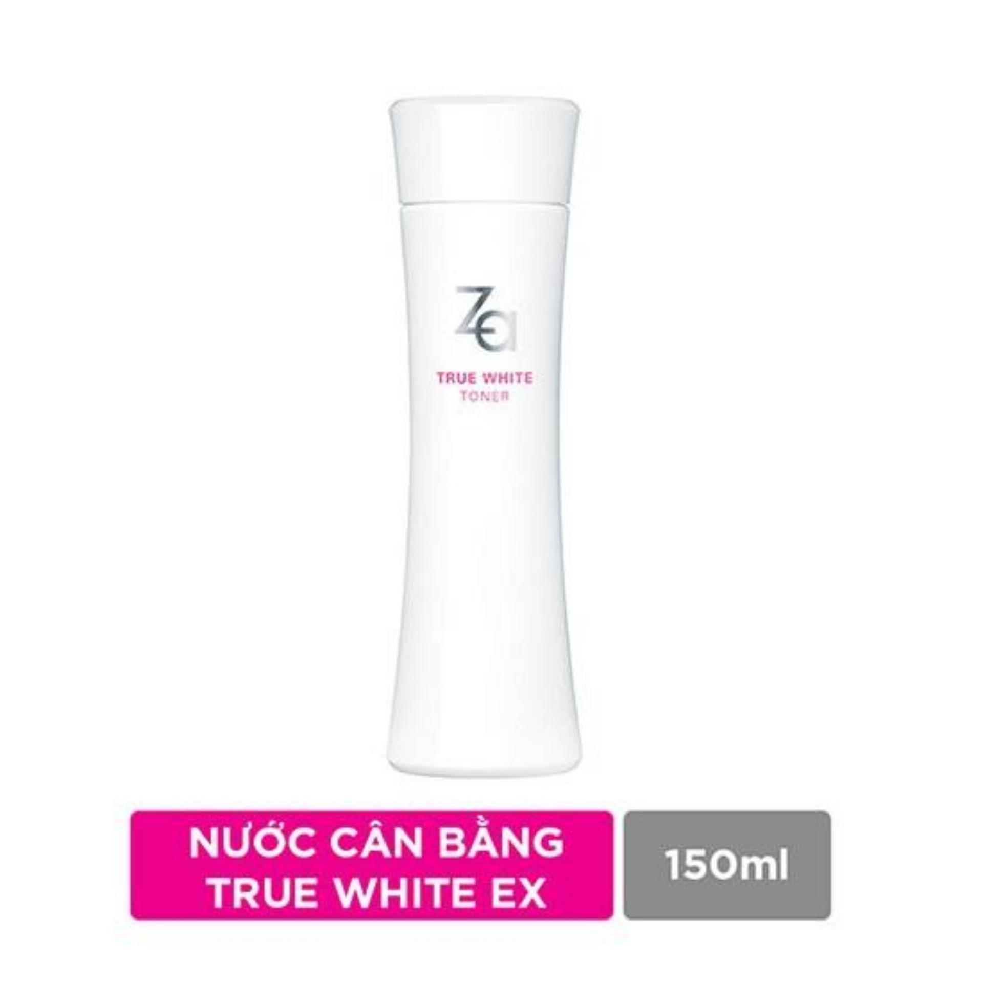 Nước cân bằng làm sáng da và se khít lỗ chân lông Za True White Ex Toner 150ml