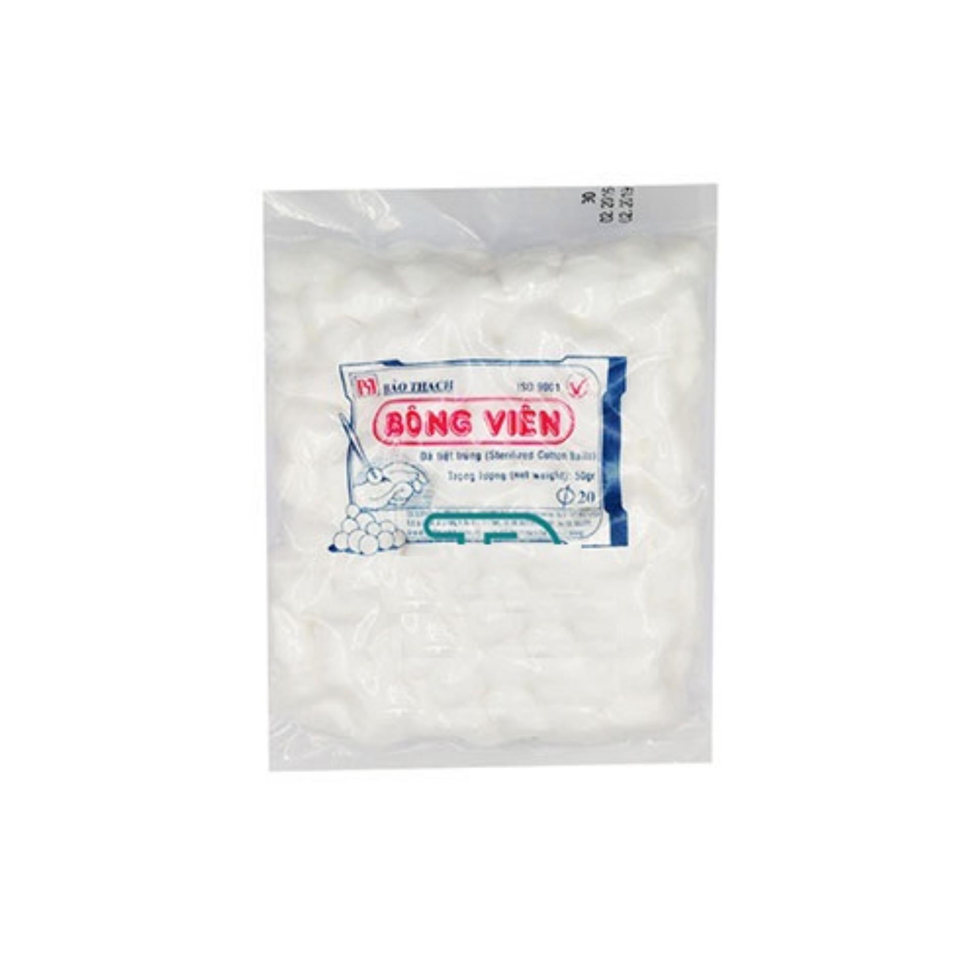 Gòn viên tiệt trùng 50g