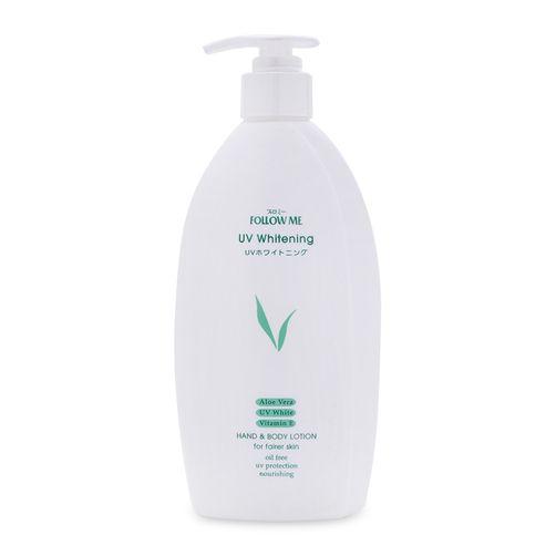 Sữa dưỡng thể follow me uv white 400ml nhật bản