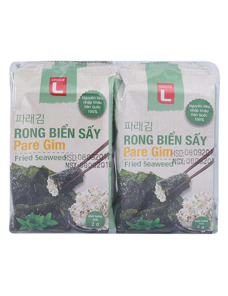 Rong Biển Sấy Pare Gim Choice L (CL) 8 Gói X 2 G