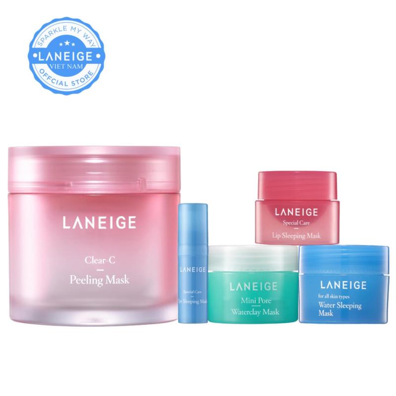 Combo Top 5 mặt nạ yêu thích Laneige Mask Collection nhập khẩu