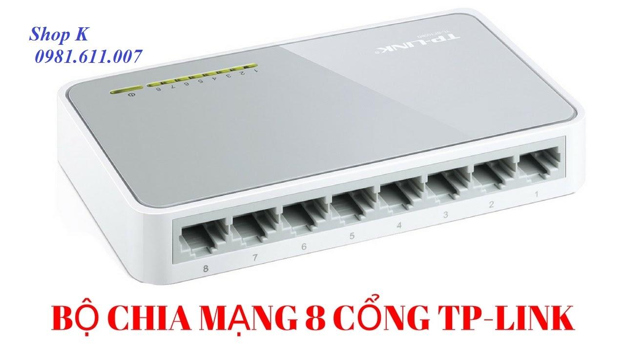 Swith TPLink chia mạng 8 Cổng (Màu Trắng)