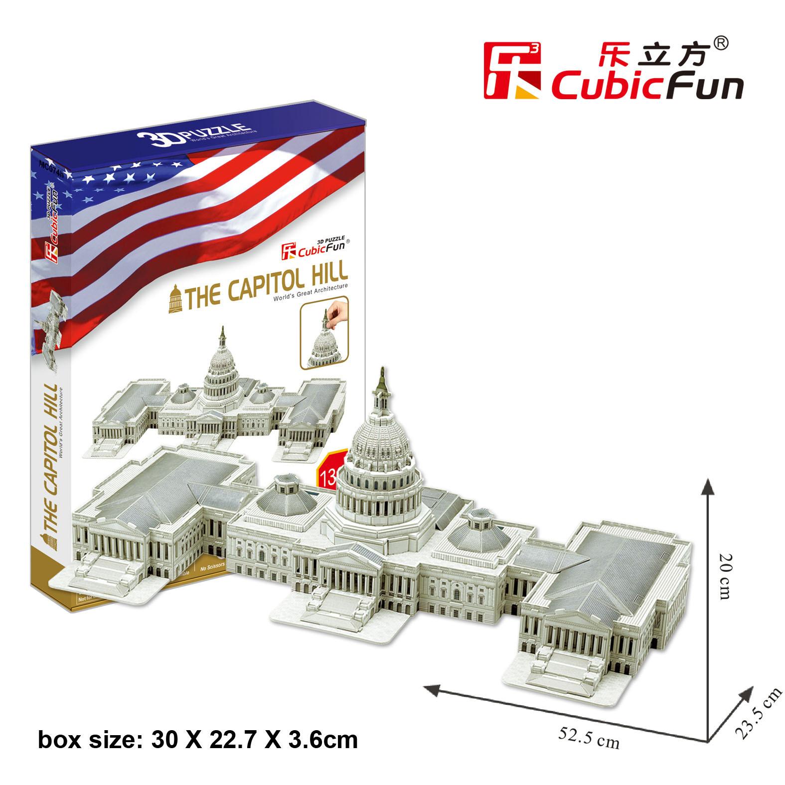 Đồ chơi xếp hình 3D cỡ lớn - Mô hình The Capitol Hill