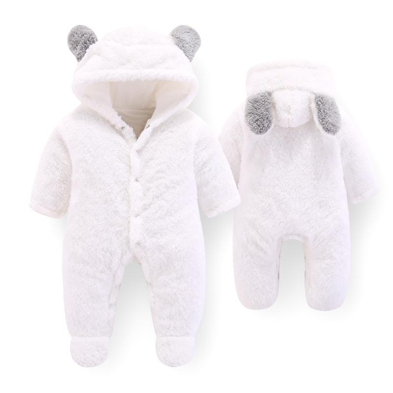 Body lông thú có mũ Siêu ấm hàng cao cấp xuất Nhật Sleepsuit- Jumpsuit - Body cho bé mặc mùa đông