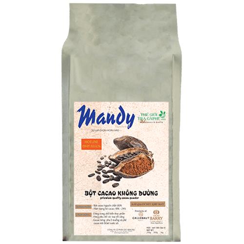 250g bột cacao nguyên chất mandy - superior red