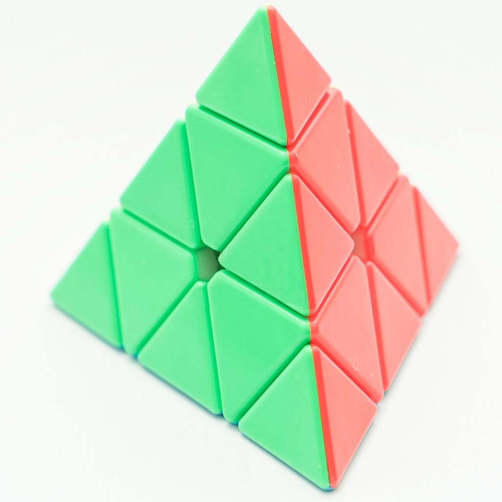 Đồ chơi rubik pyraminx mofangjiaoshi 8915 - rubik tam giác không viền - home baby