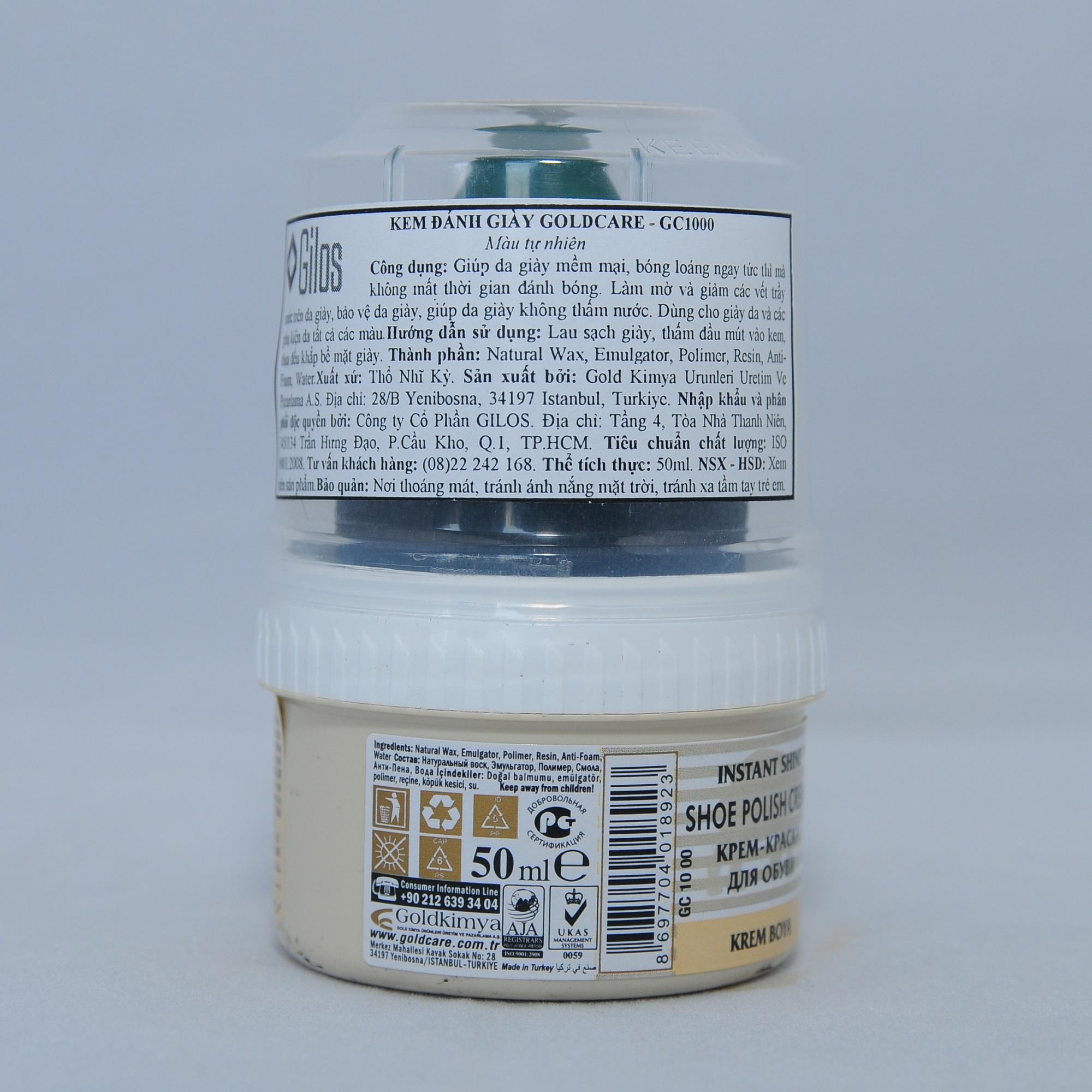 Xi kem đánh giày goldcare gc1000