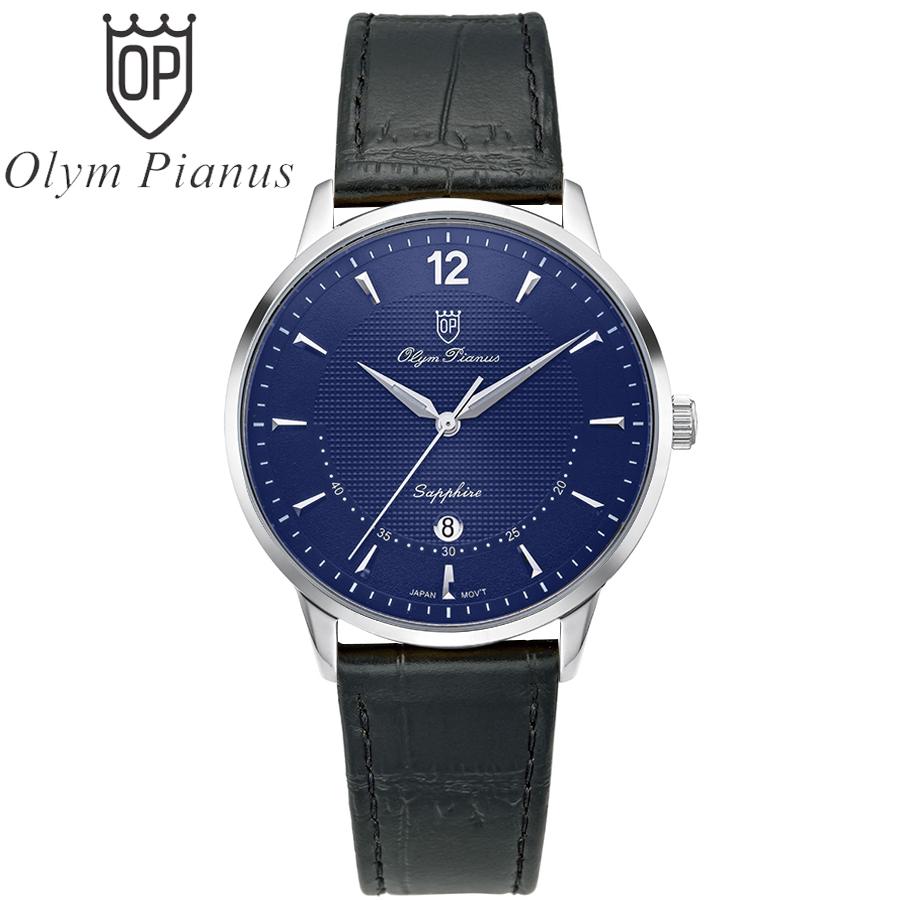 Đồng hồ nam mặt kính sapphire Olym Pianus OP5709MS-GL xanh bán chạy