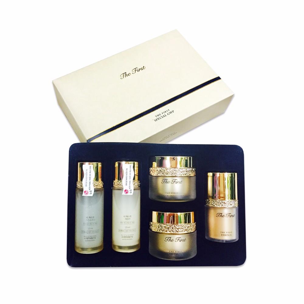 Set 5 sản phẩm Ngăn lão hóa, tái sinh da - Khởi nguồn tế bào mầm The First - Set Mini 5pcs The First