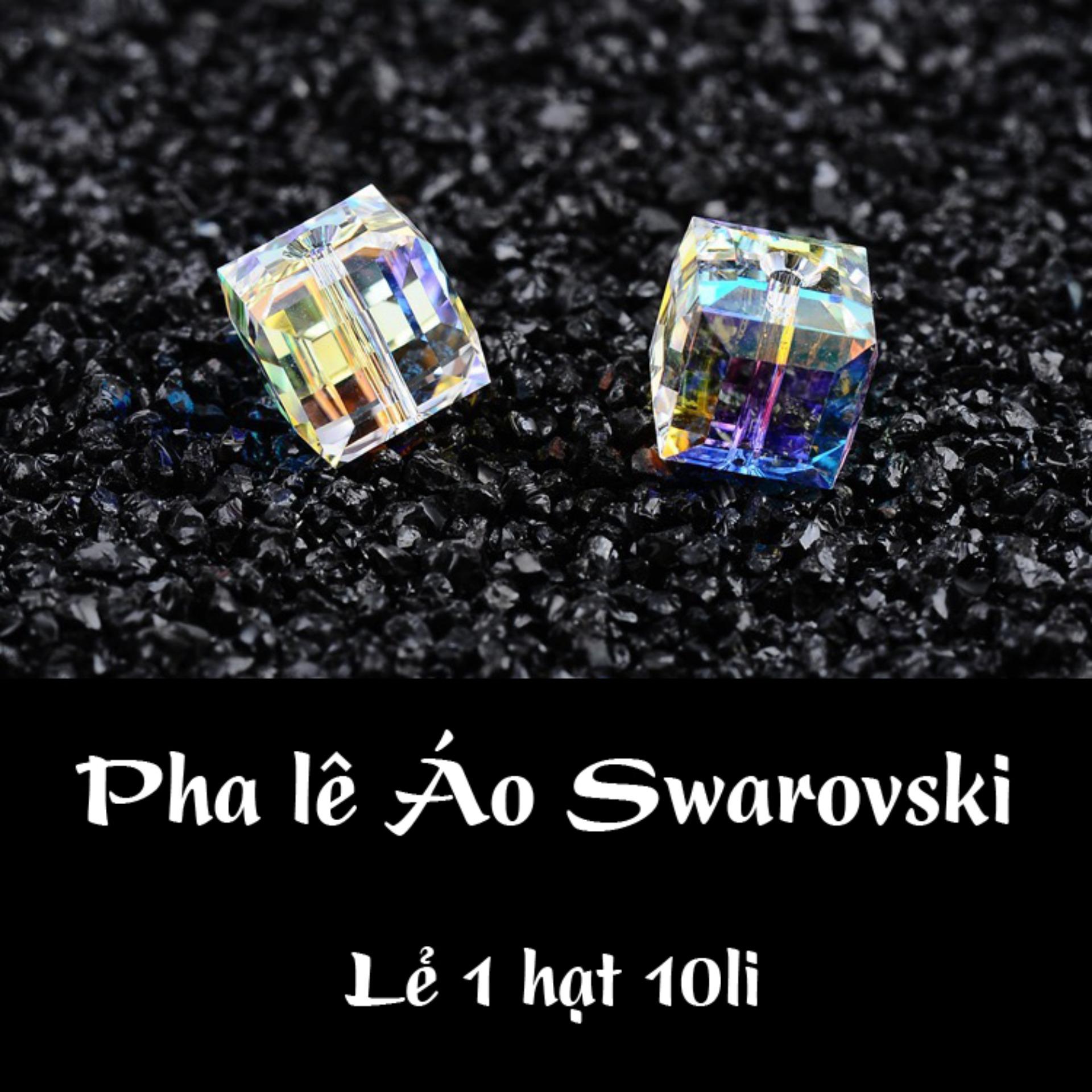 Hạt pha lê Áo Sawoaroki lấp lánh dùng làm dây chuyền vòng tay bông tai cao cấp sang trọng