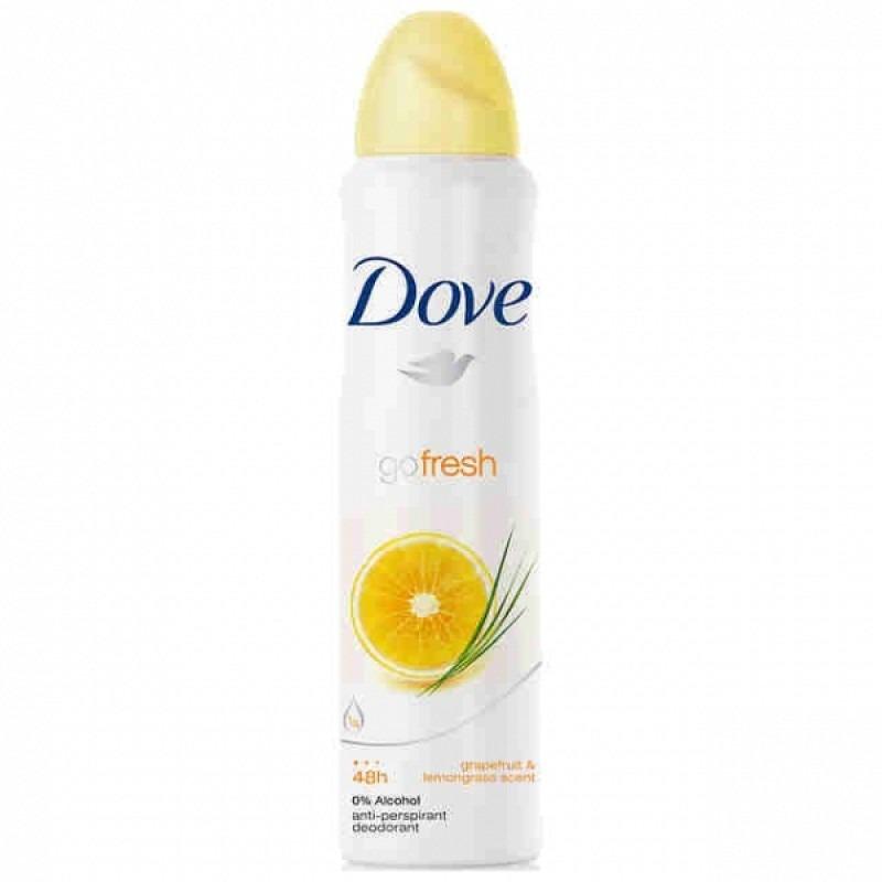 XỊT KHỬ MÙI DOVE  HƯƠNG CAM 150ML  VÀNG