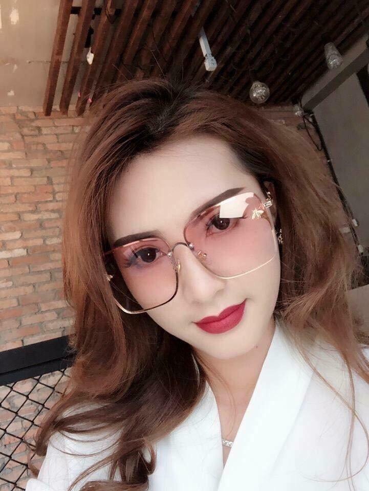 hình thật hàng thật kính mát nữ hot girl mẫu Bee Ong - kính mát nữ chống chói chống lóa, chống UV400, đi làm đi chơi tiện lợi hợp thời trang