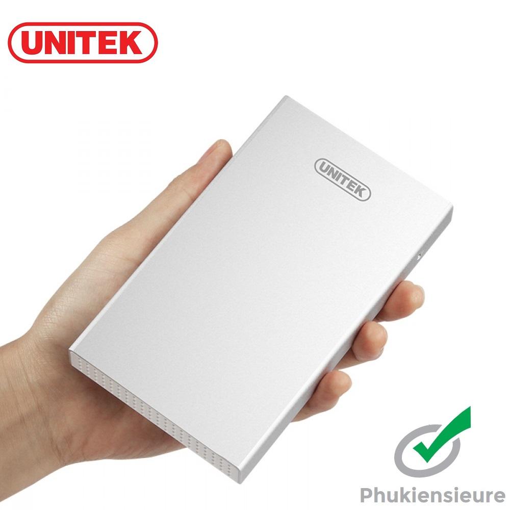 Hộp đựng và đọc dữ liệu ổ cứng sata-iii uasp-3.0 dùng cho ổ nhỏ 2.5 inches unitek y-3369sl