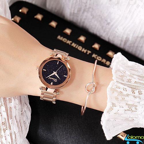 Đồng hồ nữ cao cấp chống nước Dimini D5280 dây thép không gỉ