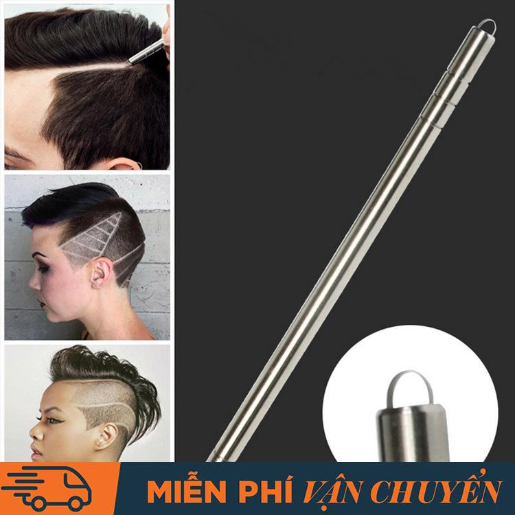 Bút cạo tóc và lông mày, bút tatoo hợp kim không gỉ tặng kèm 10 lưỡi dao, nhíp cao cấp - bút tattoo tóc tattoo tatto dao cạo dạng bút