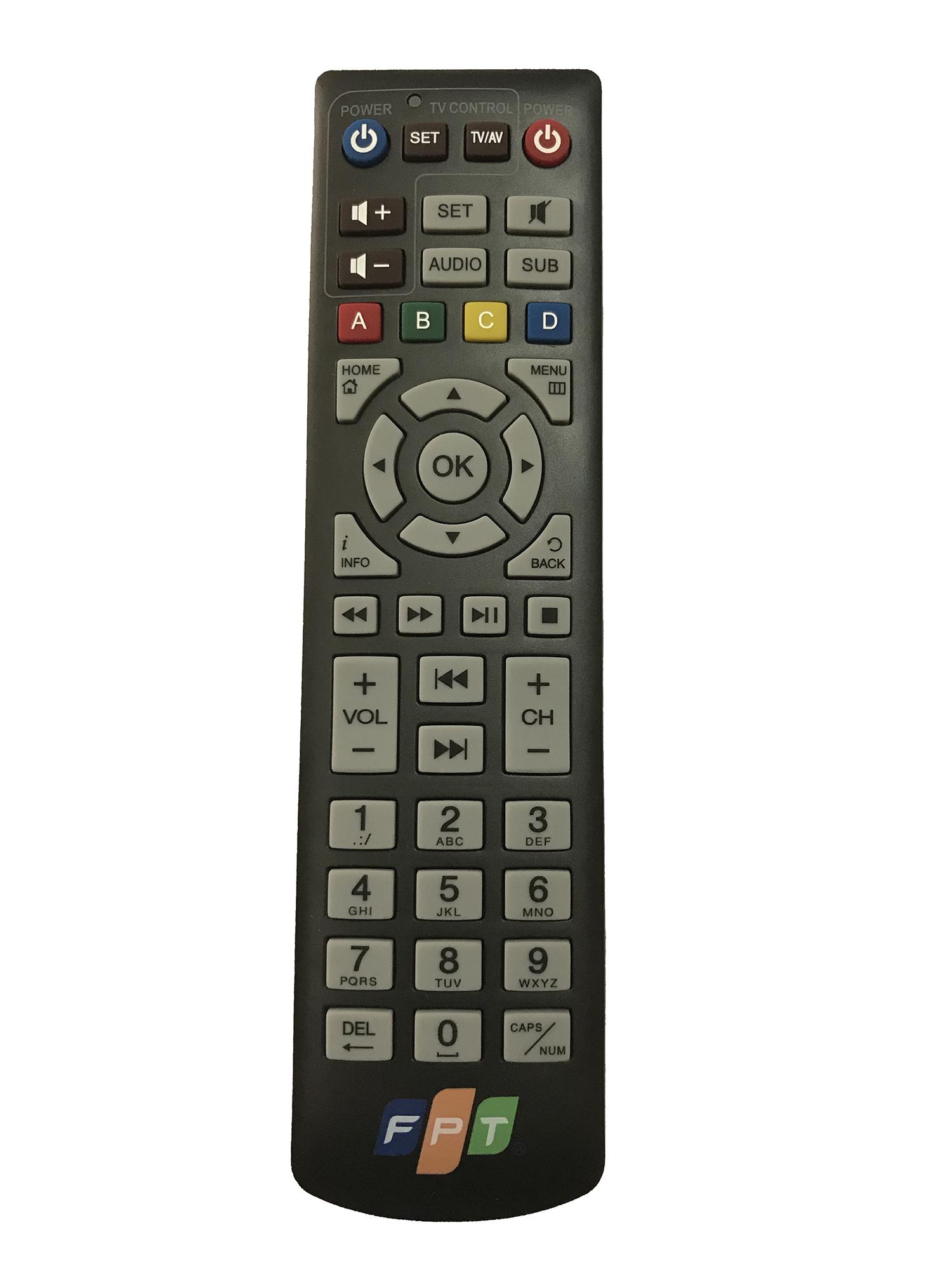 Điều khiển đầu truyền hình  FPT-HD (đen)