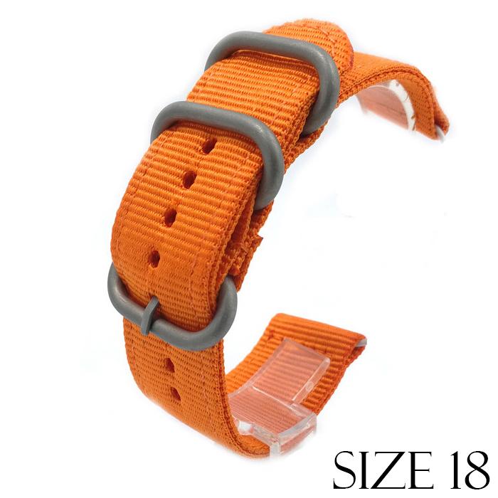 Dây vải NATO 2 mảnh cho các loại đồng hồ Size 18mm