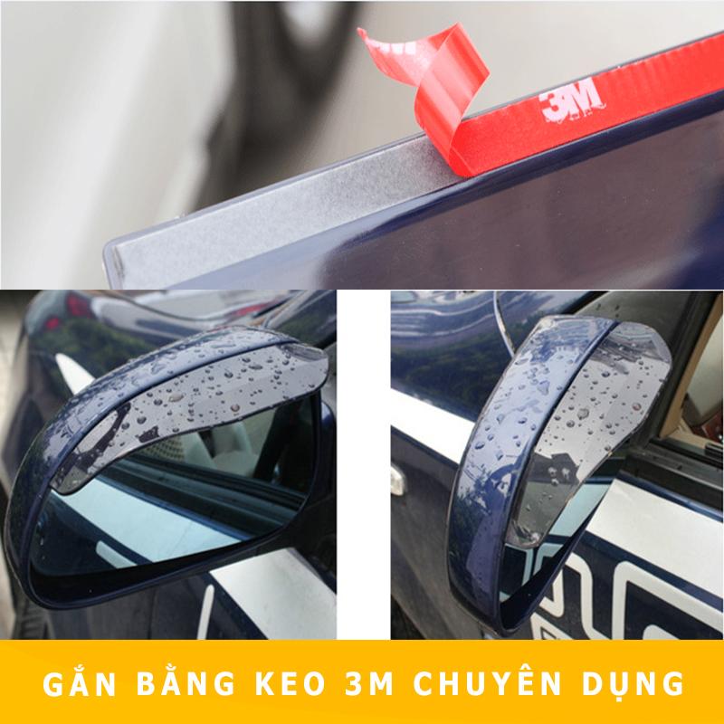 (SALE) Vè che mưa gương chiếu hậu xe 4 -7 chỗ (Đen)