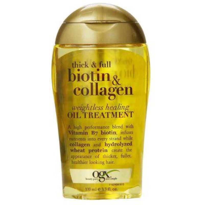 Dầu Dưỡng tóc OGX Biotin Collagen Oil Treatment kích thích mọc tóc, ngăn ngừa rụng tóc số 1 tại Mỹ cao cấp