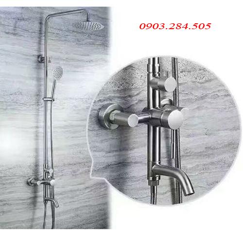 Vòi sen tắm nóng lạnh inox 304 012kb