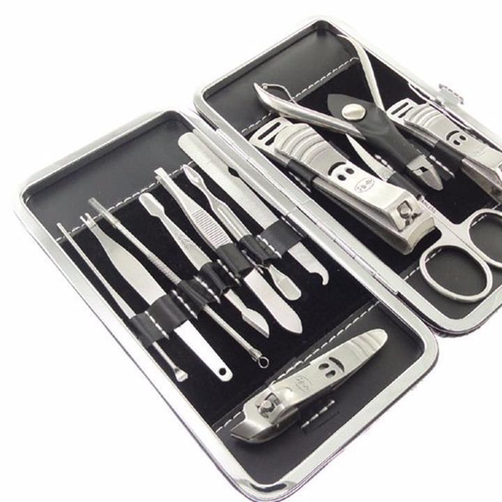 Bộ dụng cụ làm móng 12 món lớn chuyên dụng