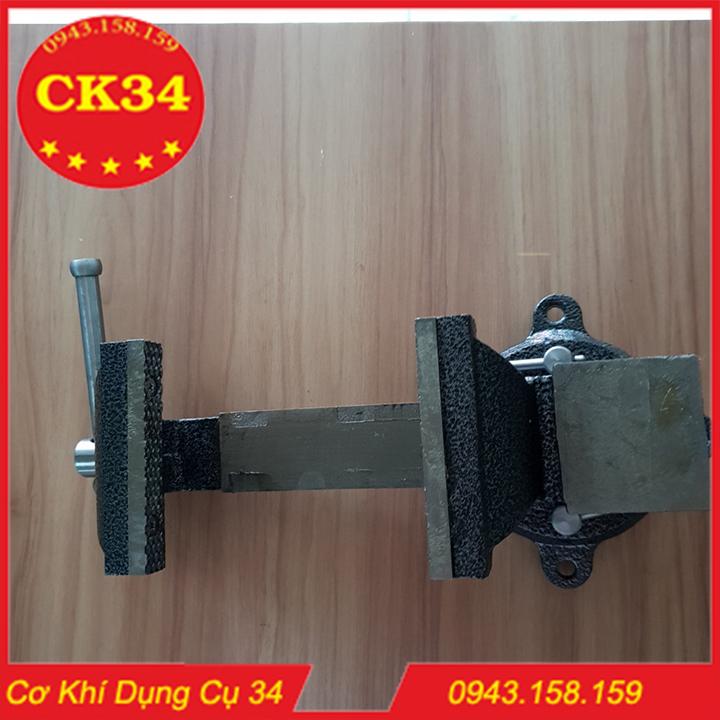 Ê tô kẹp bàn nguội xoay 360 độ asaki ak-667 độ mở 100mm